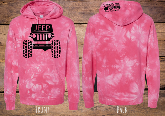 Tie-Dye Jeep Hoodie