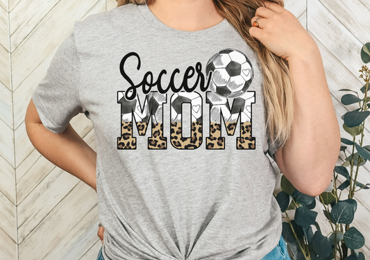 Cheetah Soccer Mom T-Shirt